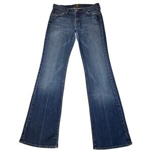 7 For All Mankind Women’s Original Bootcut Jeans Dark Wash Denim Size 28